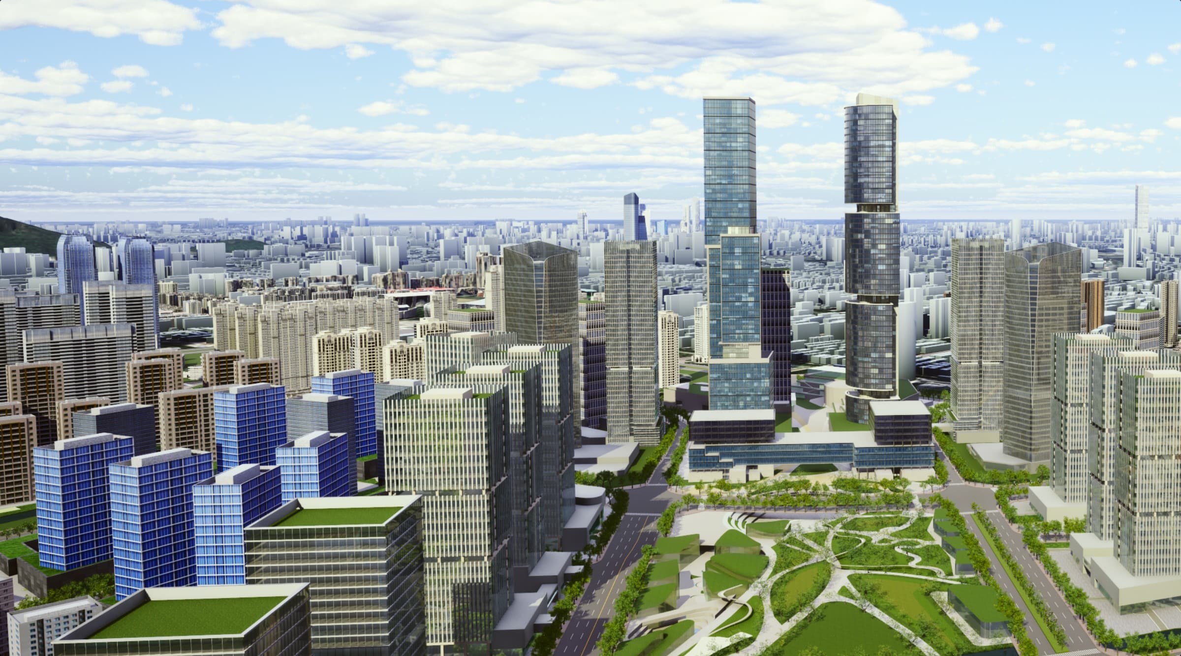 公共空间成为城市文化和社会生活的重要组成部分。      中央活力广场项目旨在通过创新设计和多功能设施，      将一个普通的城市广场转变为一个充满活力、包容性强的社区中心。